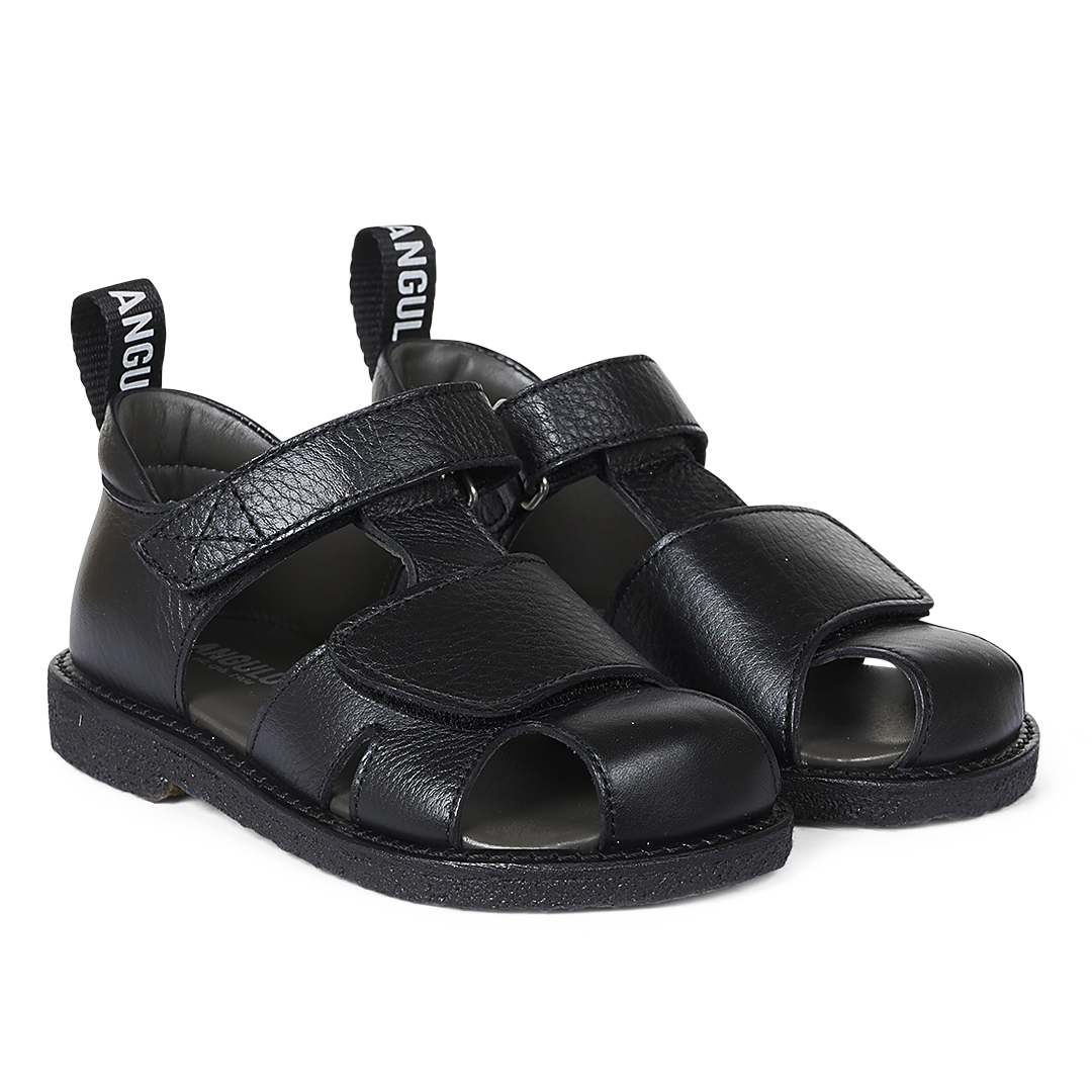 Sandale mit Logoband und Velcro-Verschluss
