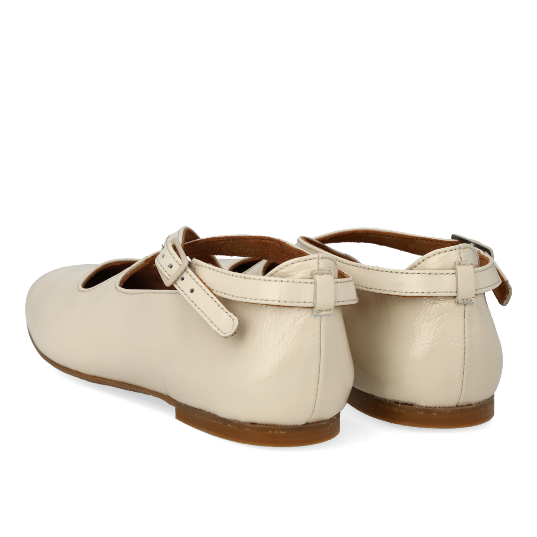 Mary Jane Ballerina mit Kreuzdetail