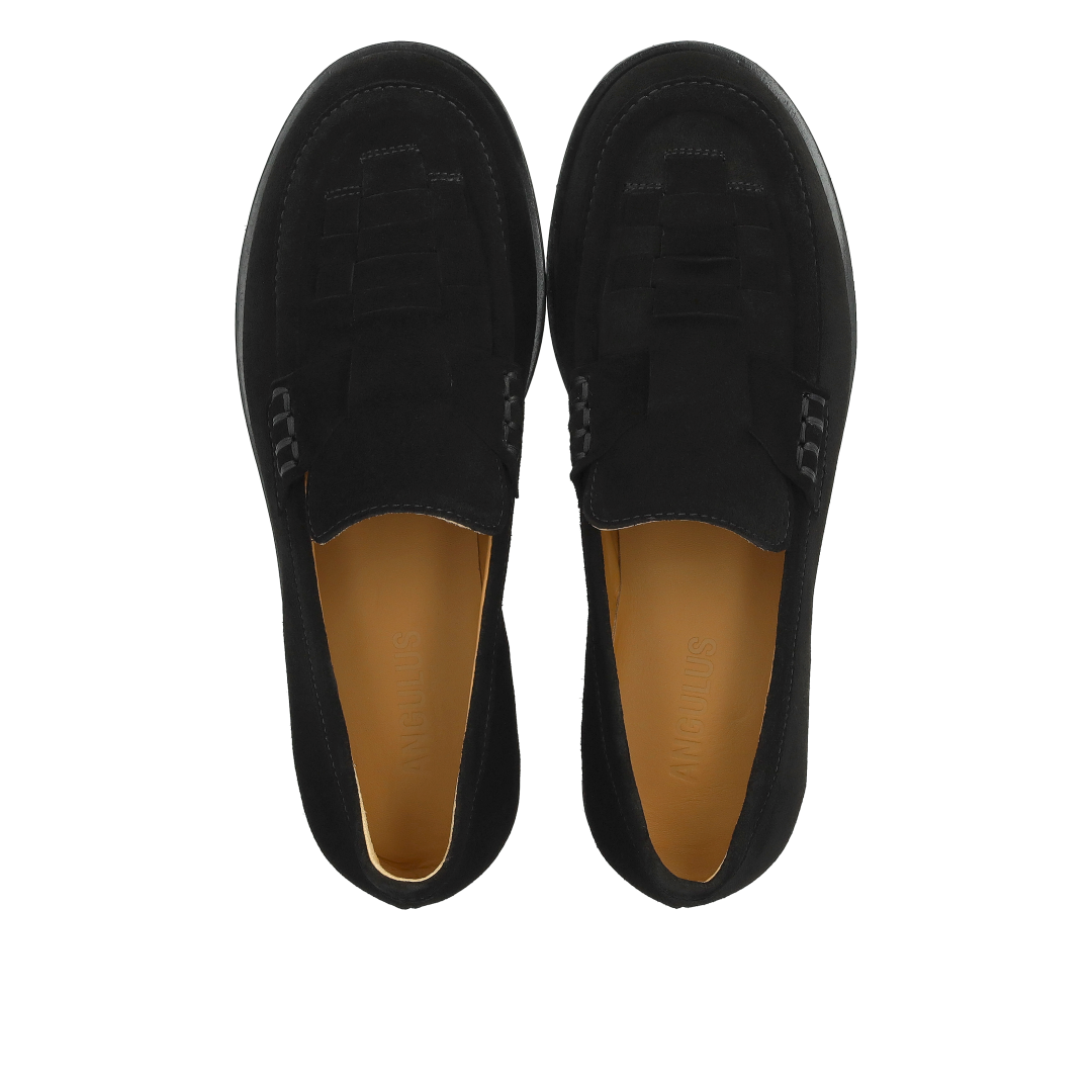 Loafer mit Flechtdetail