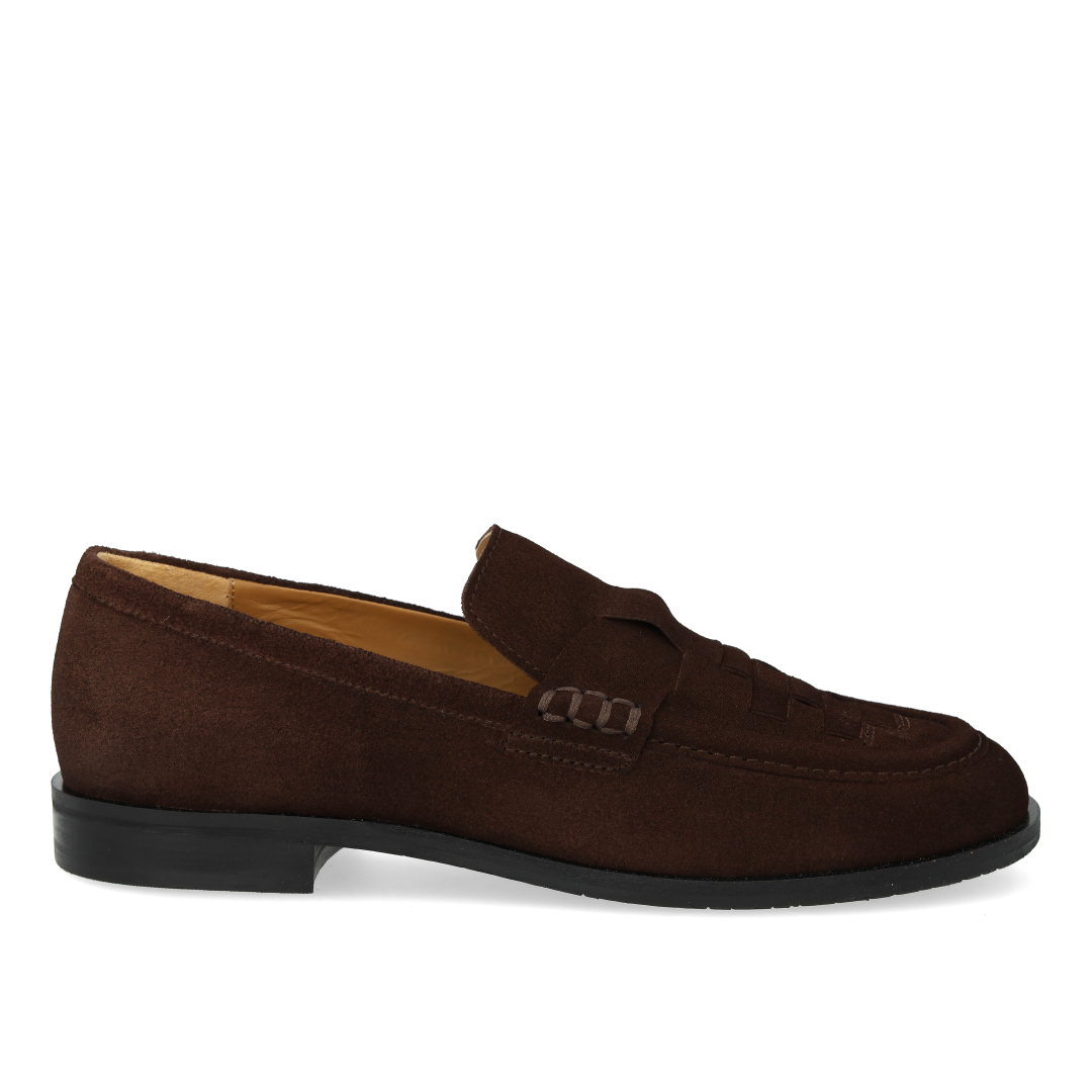 Loafer mit Flechtdetail