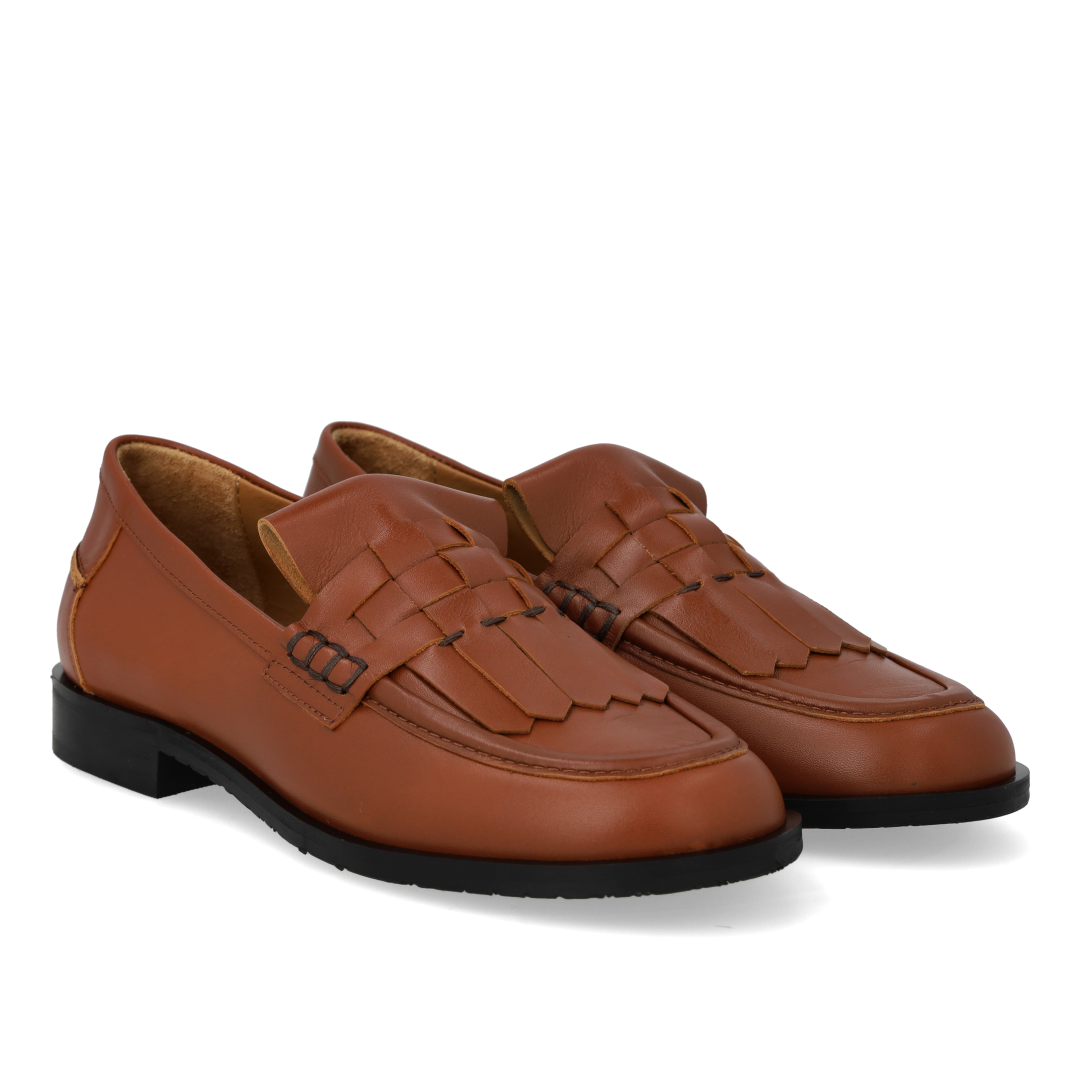 Loafer mit Flechtdetail