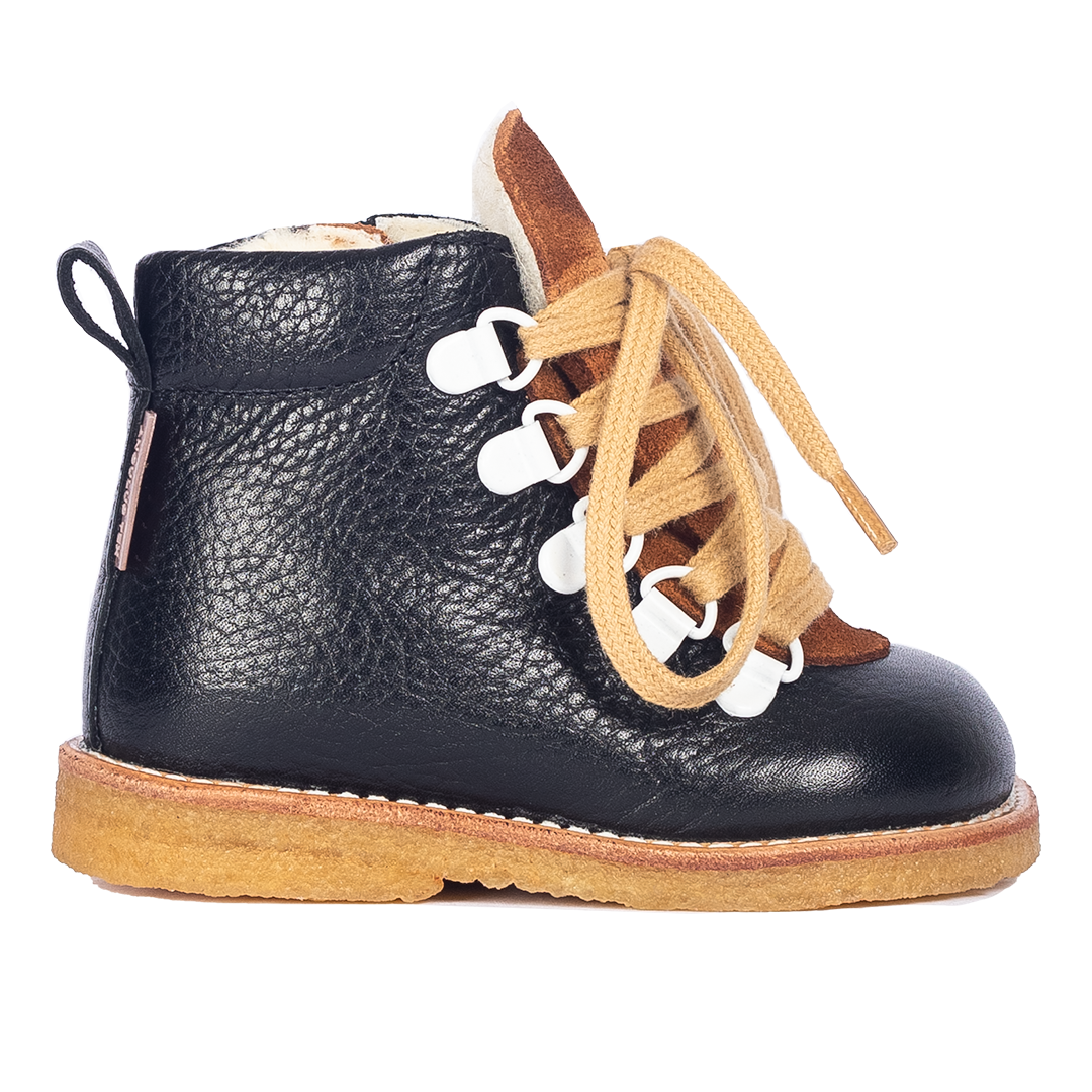 TEX-Stiefel mit Schnürung und Reißverschluss
