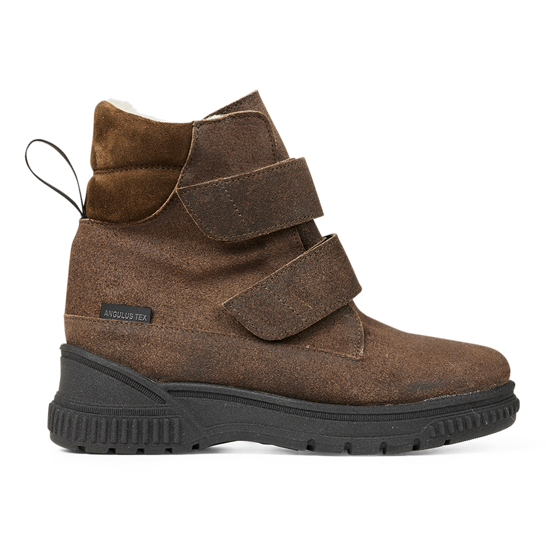 TEX-Stiefel mit Klettverschluss und Wollfutter