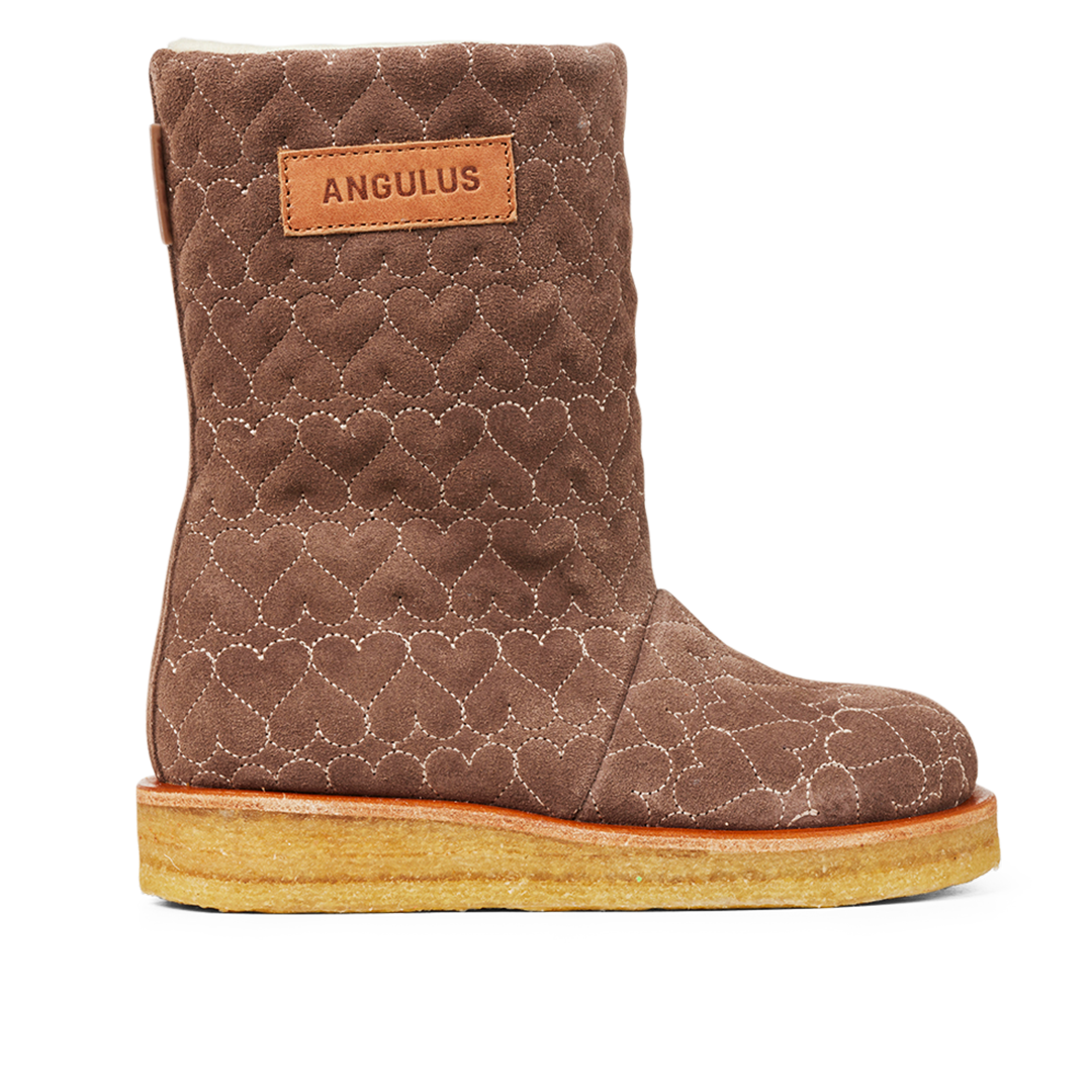 TEX-Stiefel mit Herzen und Reißverschluss