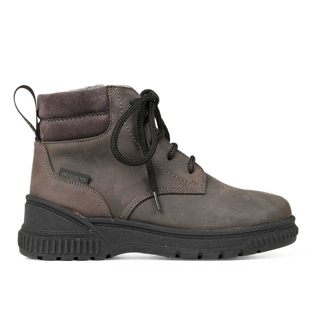 TEX-Schnürstiefel mit Reißverschluss