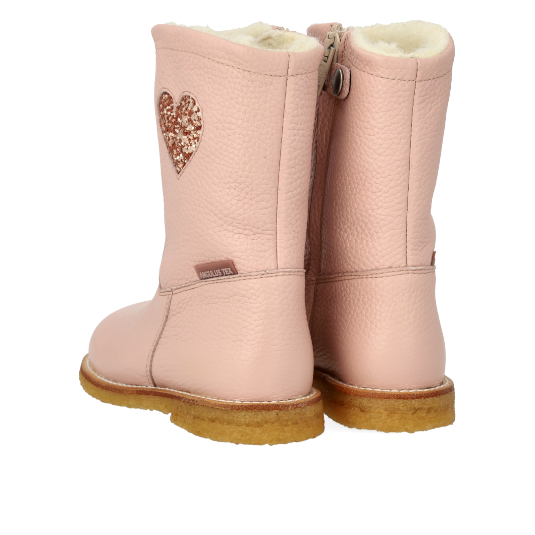 TEX-Stiefel mit Herz und Reißverschluss