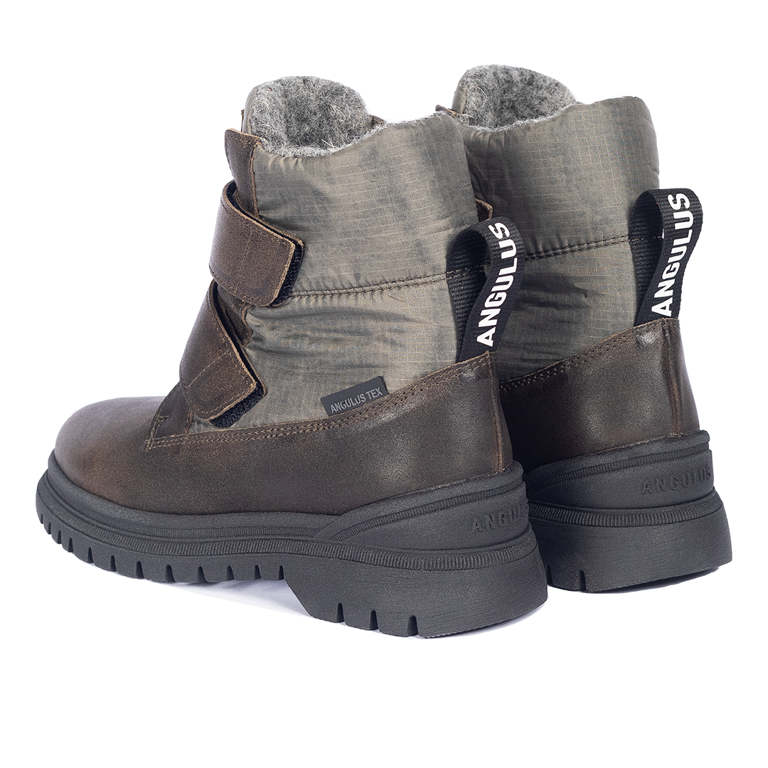TEX-Boot mit logoband und klettverschluss