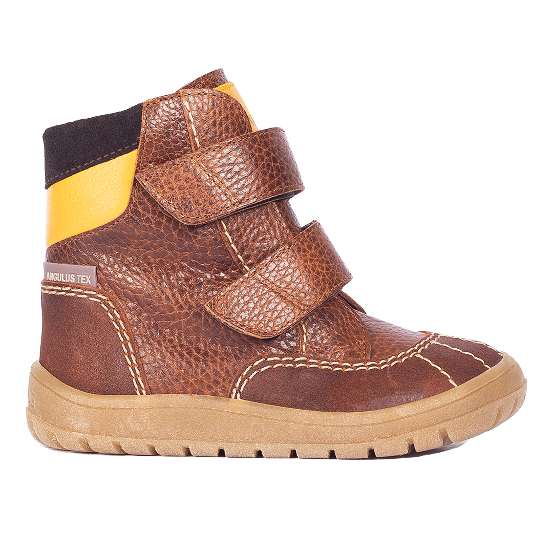 TEX-Stiefel mit dekorativen Kontrastnähten