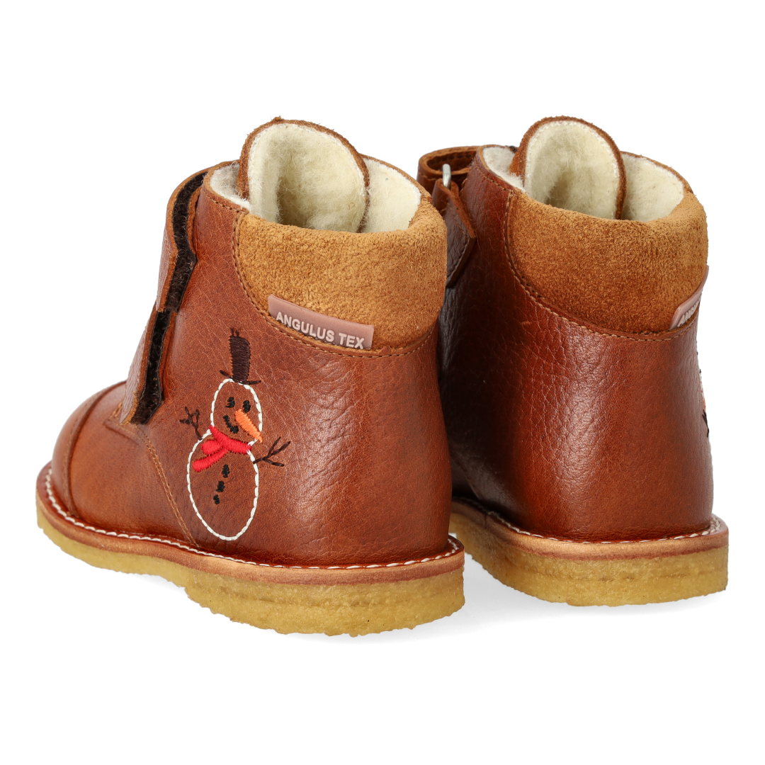 Einsteiger TEX-stiefel mit besticktem Schneemann