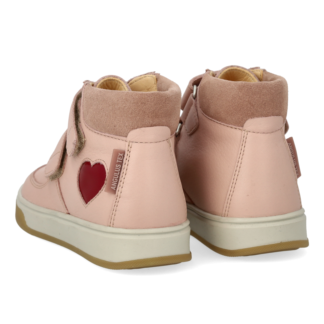 High-Top TEX-Sneaker mit Lackherz