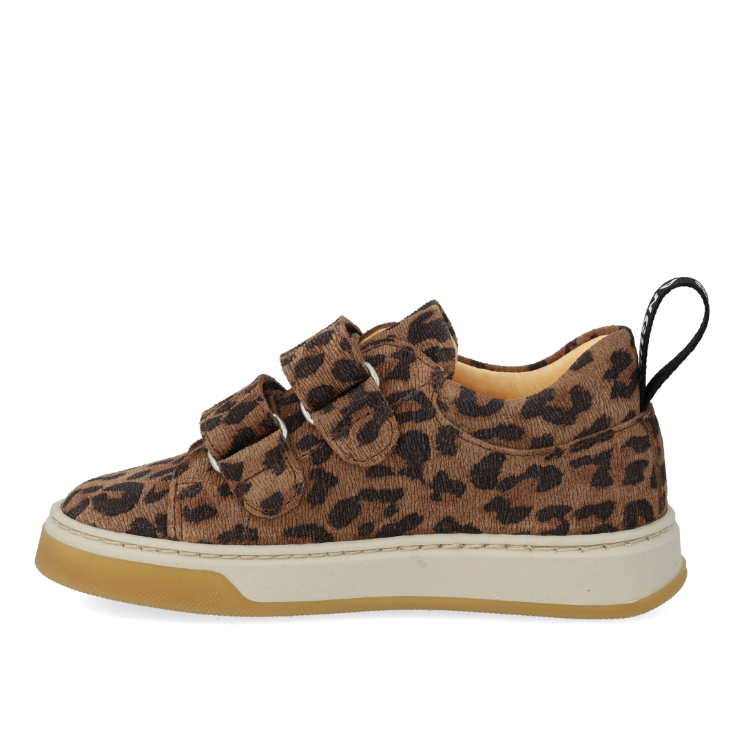 Sneaker mit Logoband und Klettverschluss