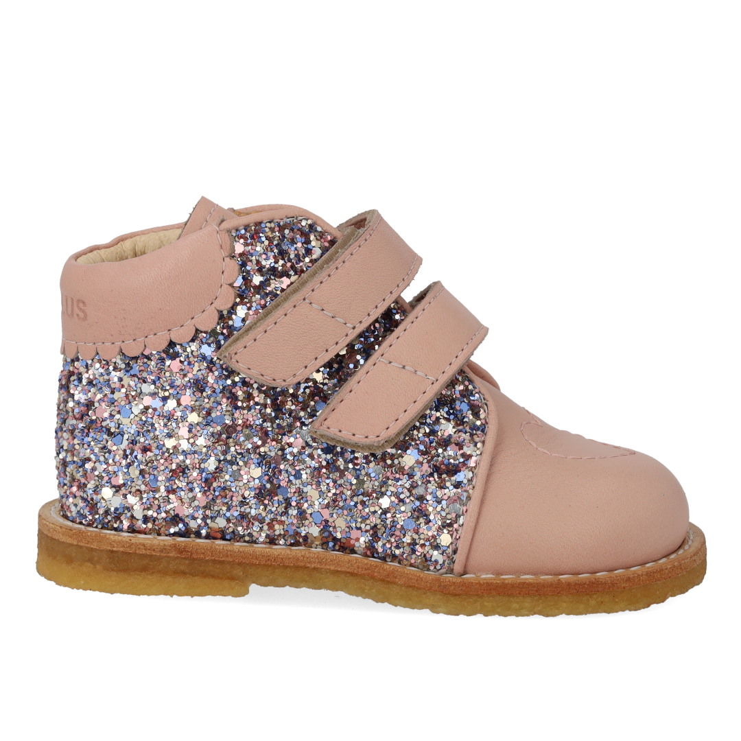 Klettstiefel mit Glitzer