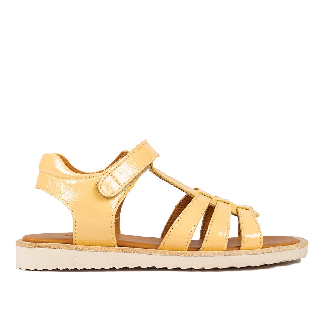 Sandale mit T-Riemen und Klettverschluss