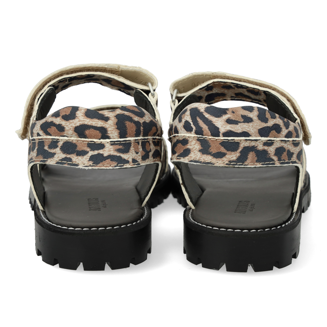 Sandal mit dreifachem Klettverschluss