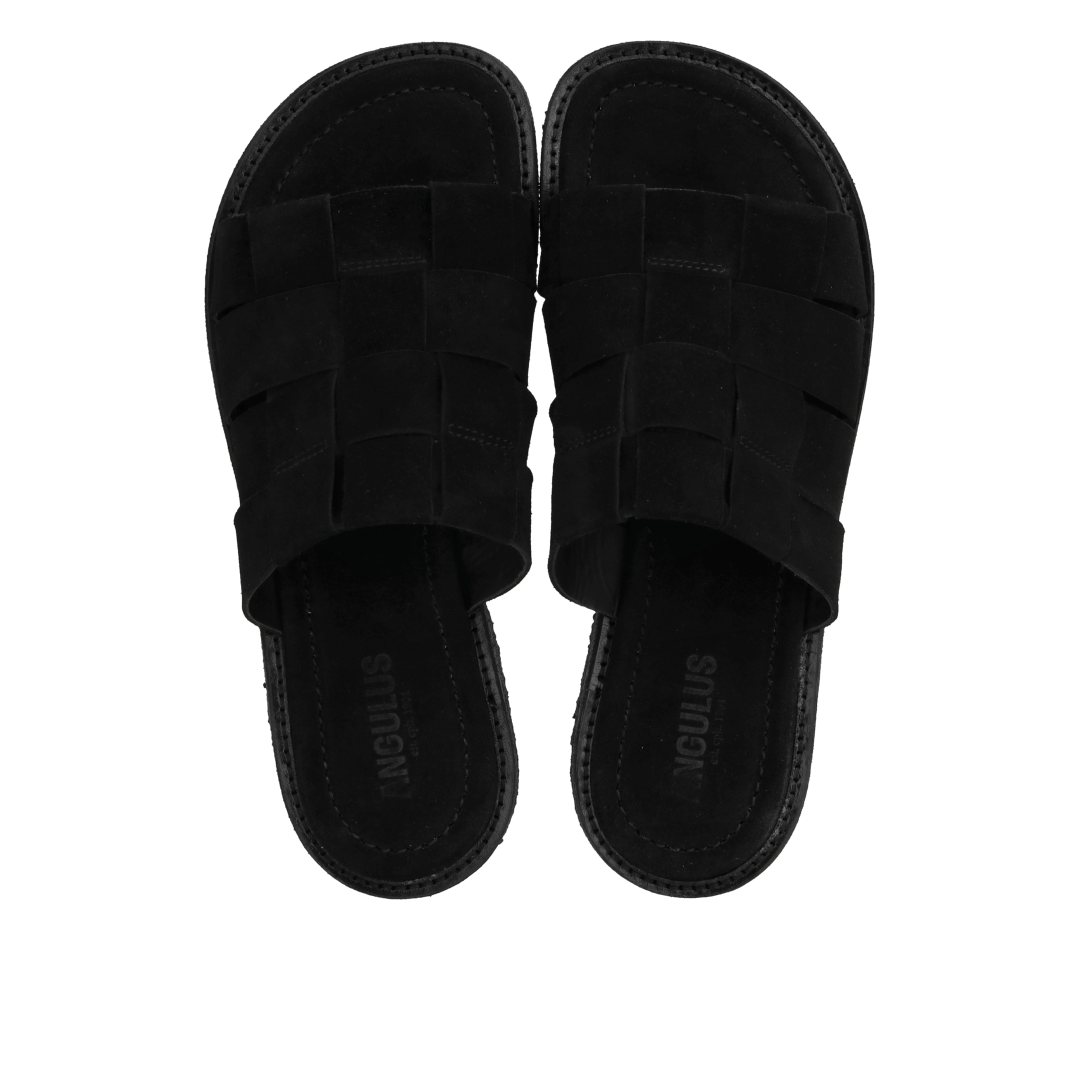 Geflochtene Slip-On-Sandale