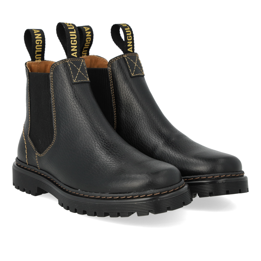 Chelsea-Stiefel mit Logo-Riemen