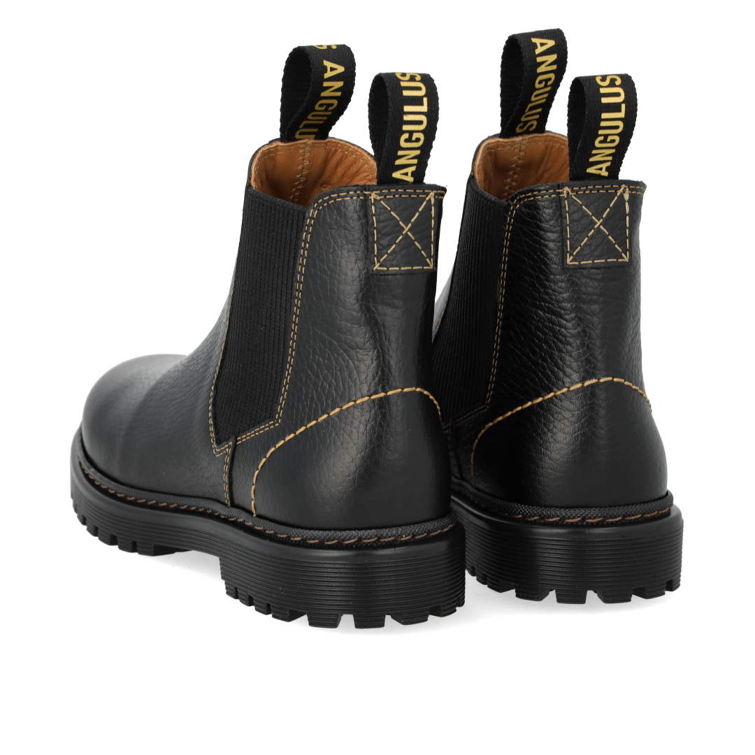Chelsea-Stiefel mit Logo-Riemen
