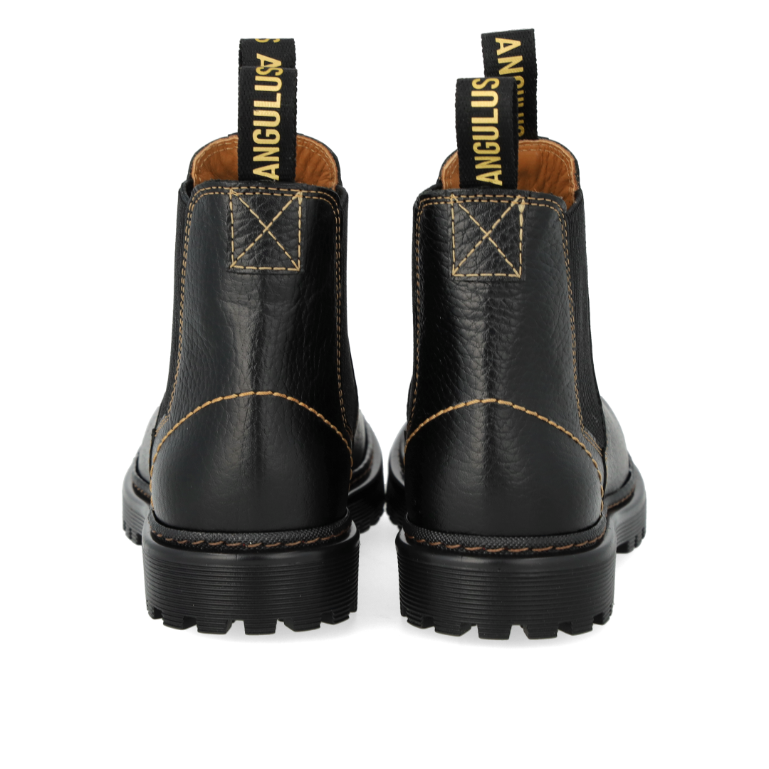 Chelsea-Stiefel mit Logo-Riemen