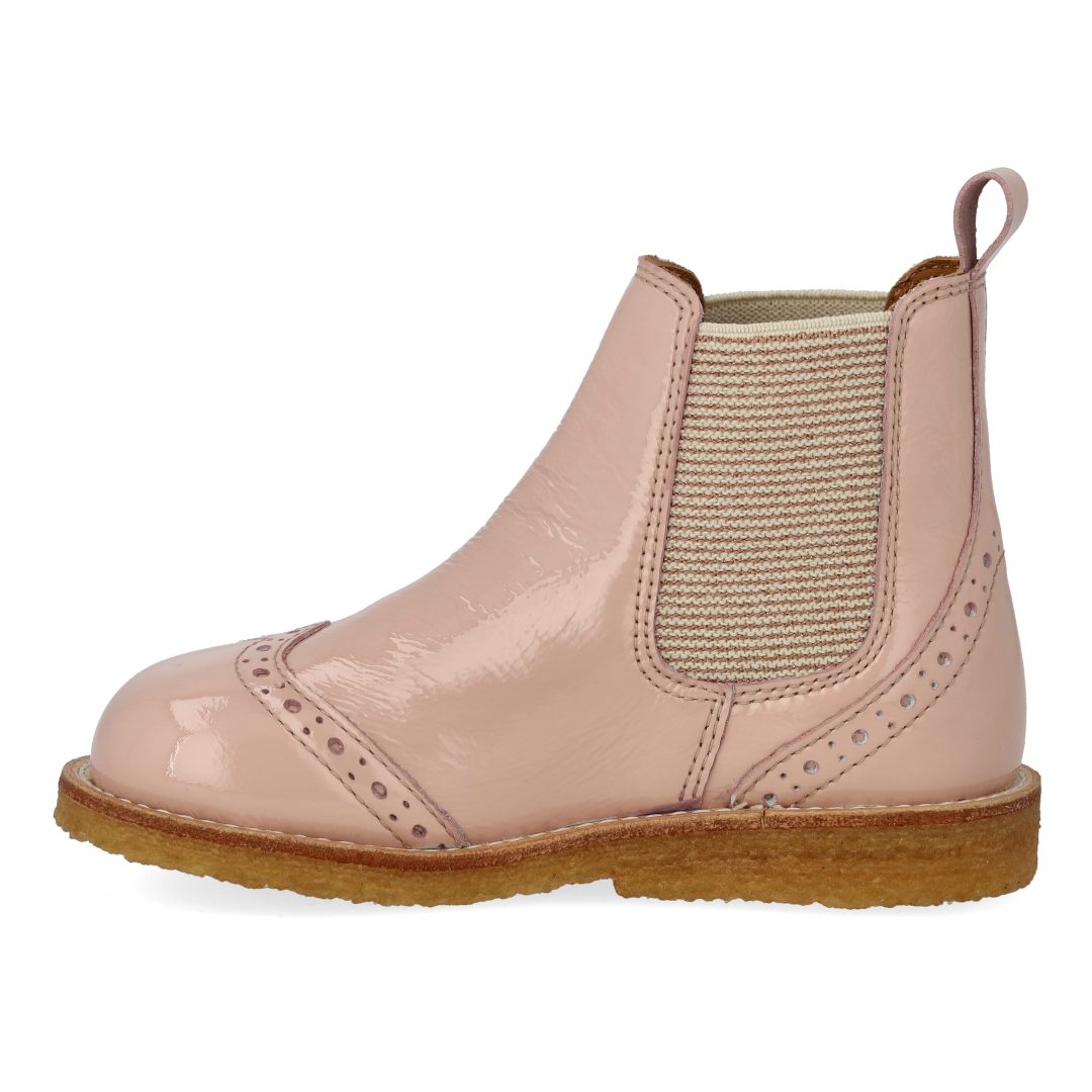Chelsea-Stiefel mit dekorativem Brogue-Lochmuster