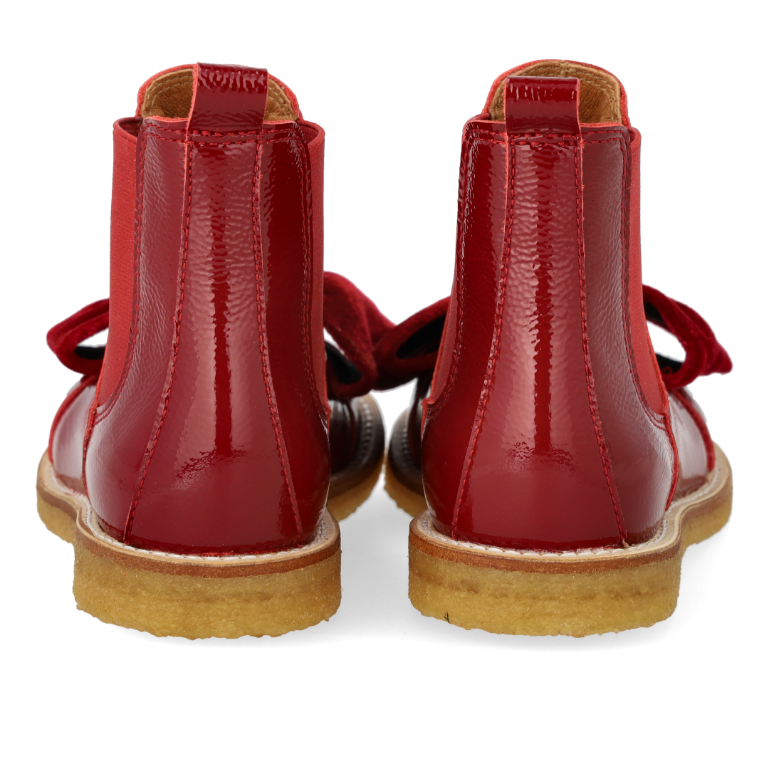 Chelsea-Stiefel mit Velours-Schleife