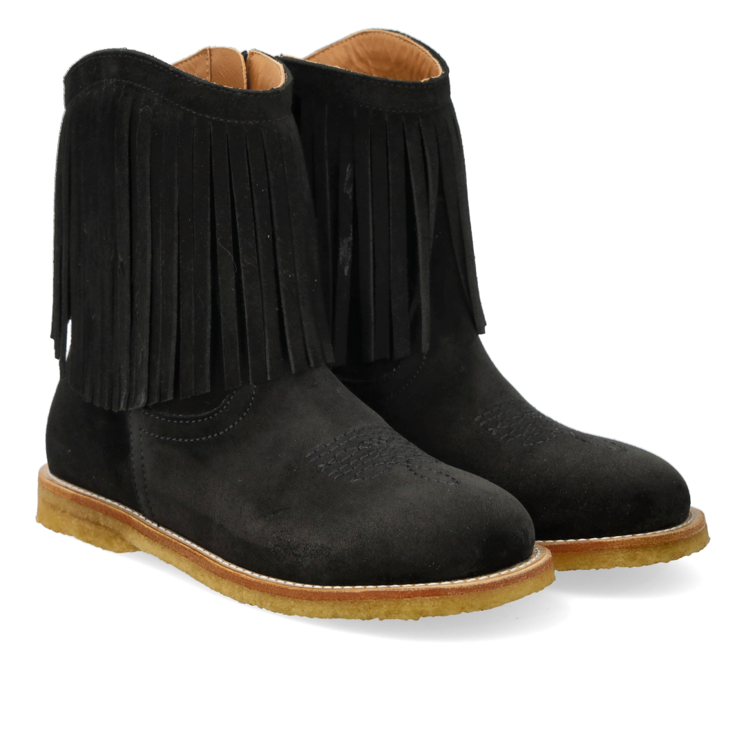 Cowboystiefel mit Fransen und Stickerei