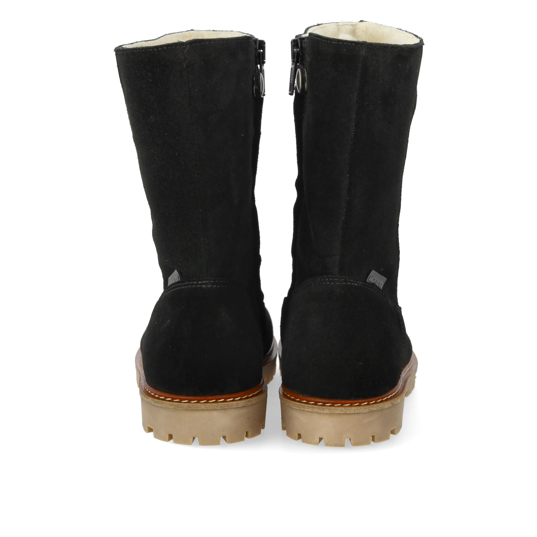 Klassischer mittelhoher TEX-Stiefel aus Wildleder