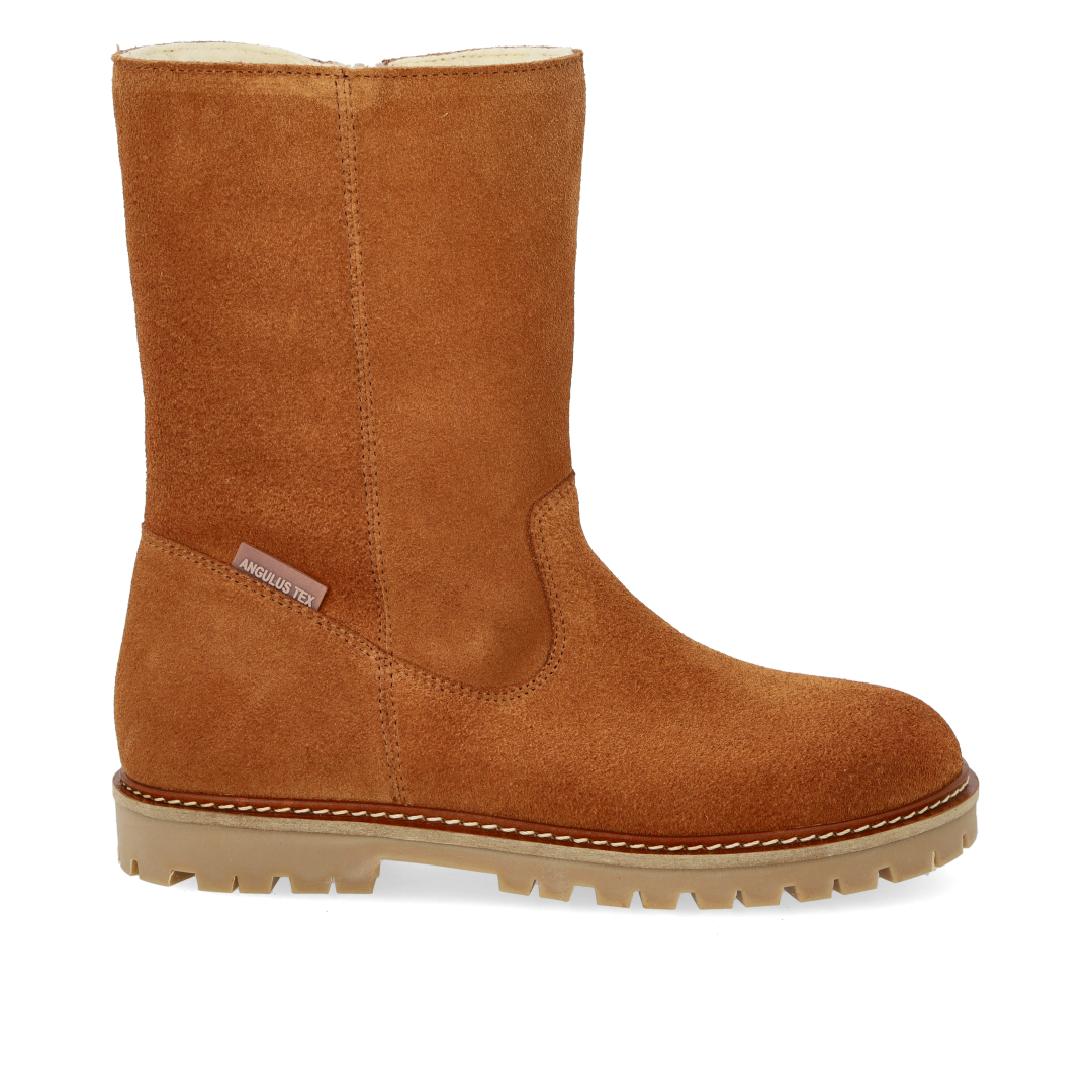 Klassischer mittelhoher TEX-Stiefel aus Wildleder