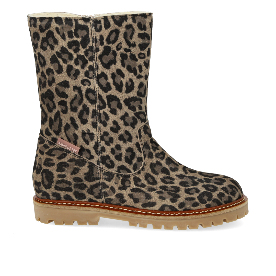 Klassischer mittelhoher TEX-Stiefel aus Wildleder
