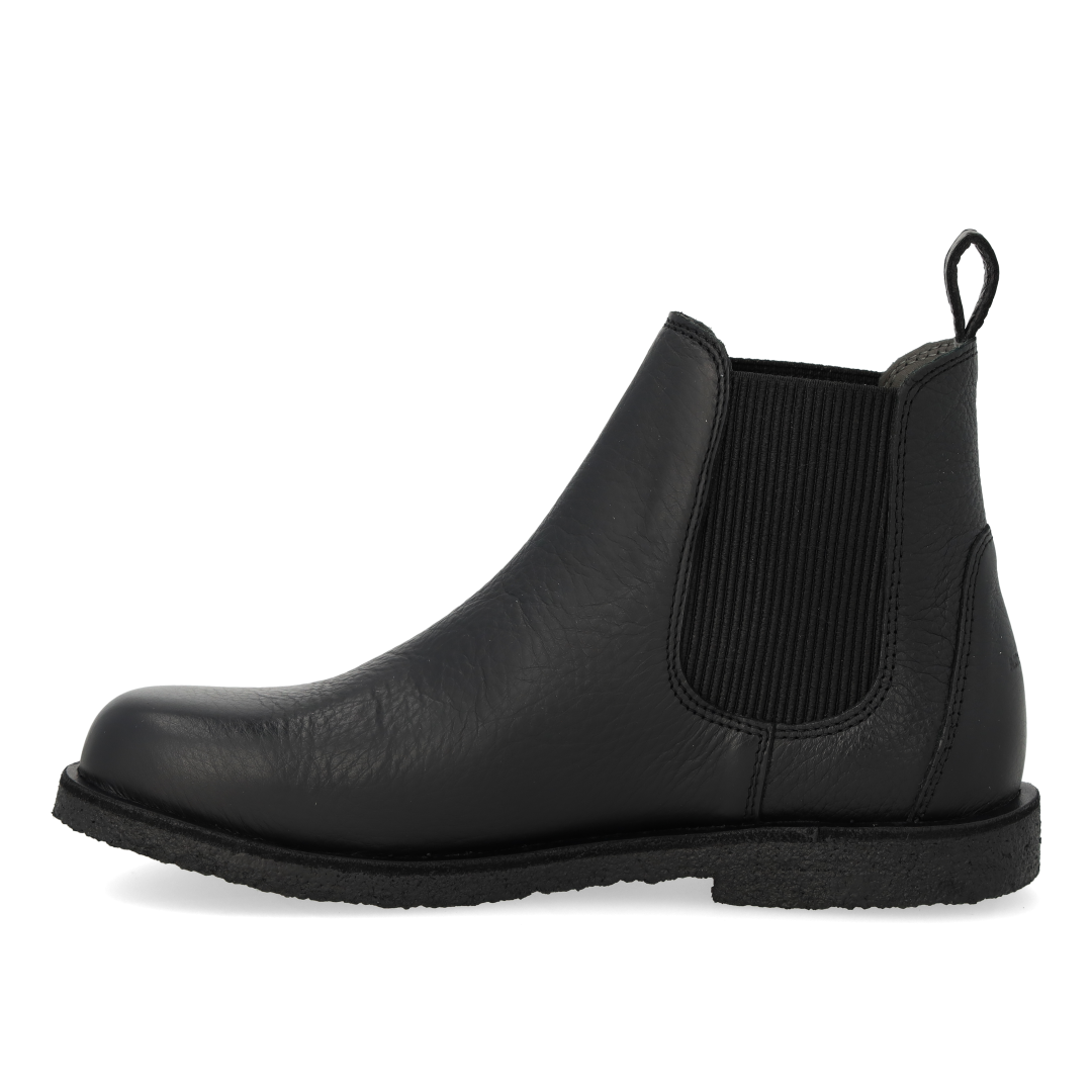 Chelsea-Stiefel mit elastischem Einsatz und weiter Passform