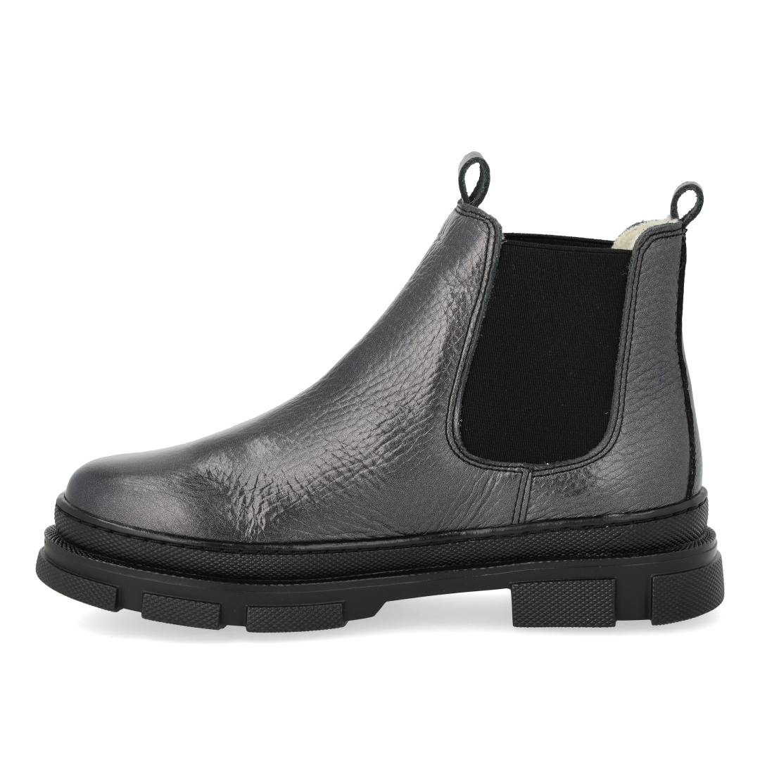 Chelsea-Stiefel mit Elastikeinsatz und Wollfutter