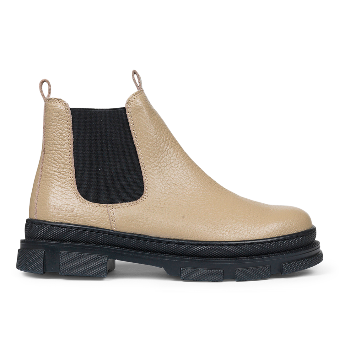 Chelsea-Stiefel mit Elastik und Wollfutter