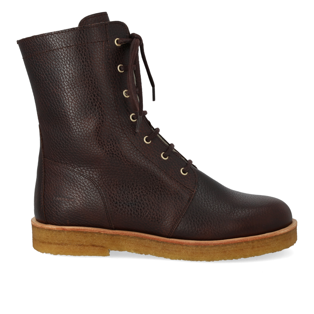 Schnürstiefel mit Wollfutter