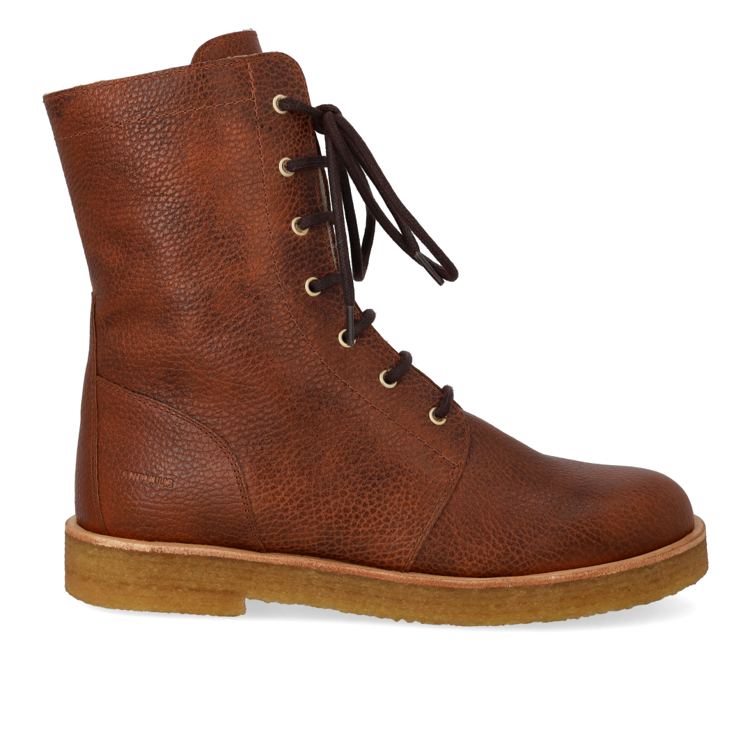 Schnürstiefel mit Wollfutter
