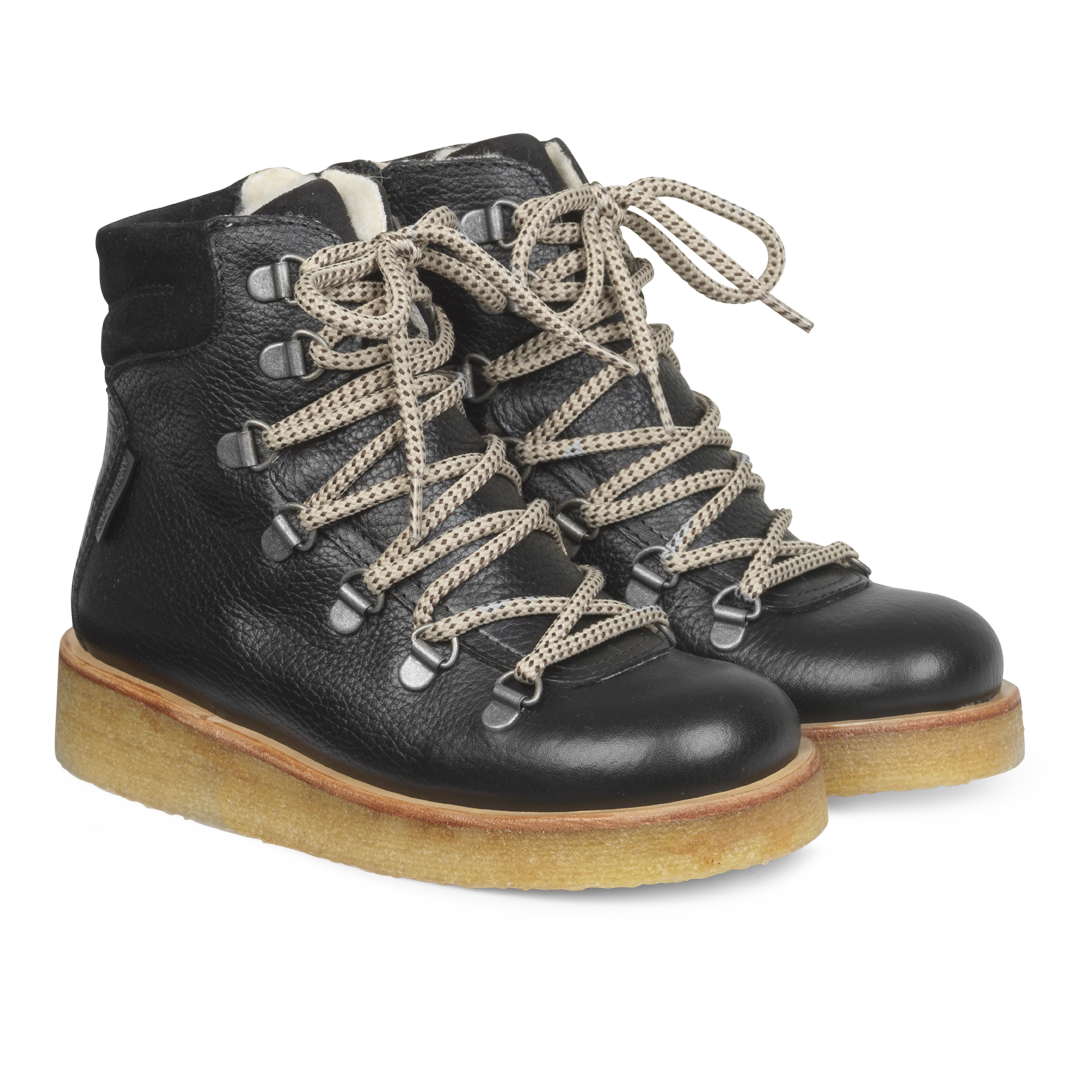 TEX-Stiefel mit Schnürung und Reißverschluss