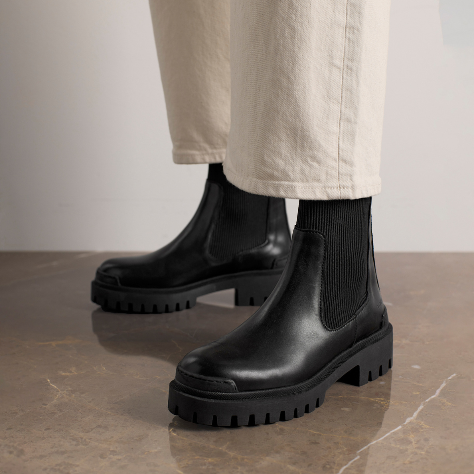 Chelsea-Stiefel mit Gummizug