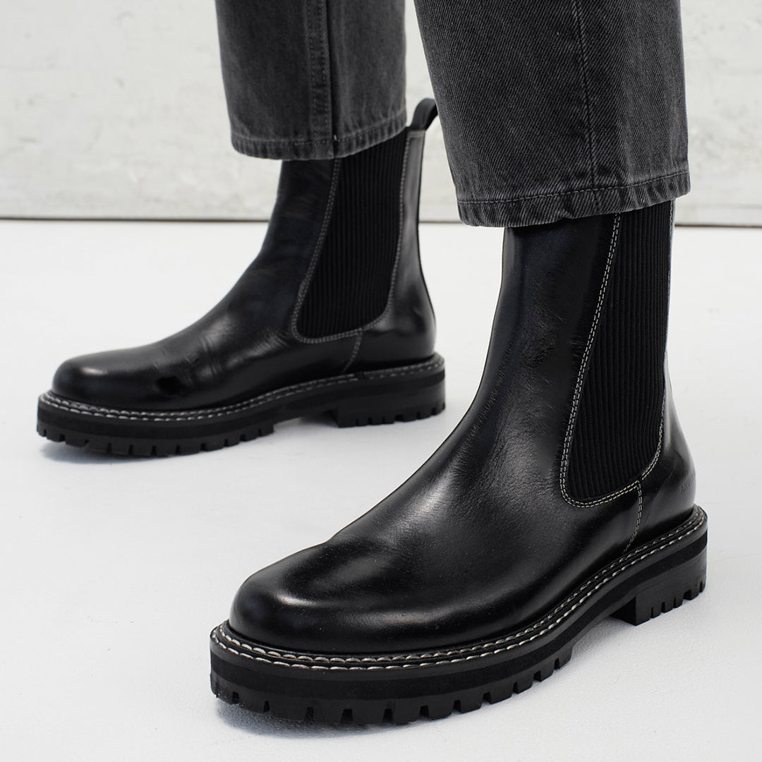 Chelsea-Stiefel mit Gummizug