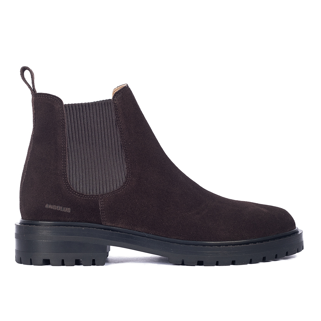 ANGULUS 7717-101 Chelsea Stiefel mit Gummibandeinsätzen - BROWN 