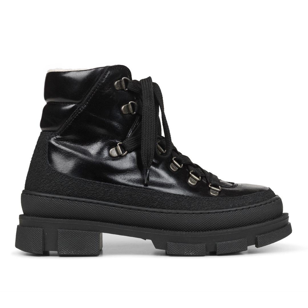 Schnürstiefel mit weichem Merino-Wollfutter