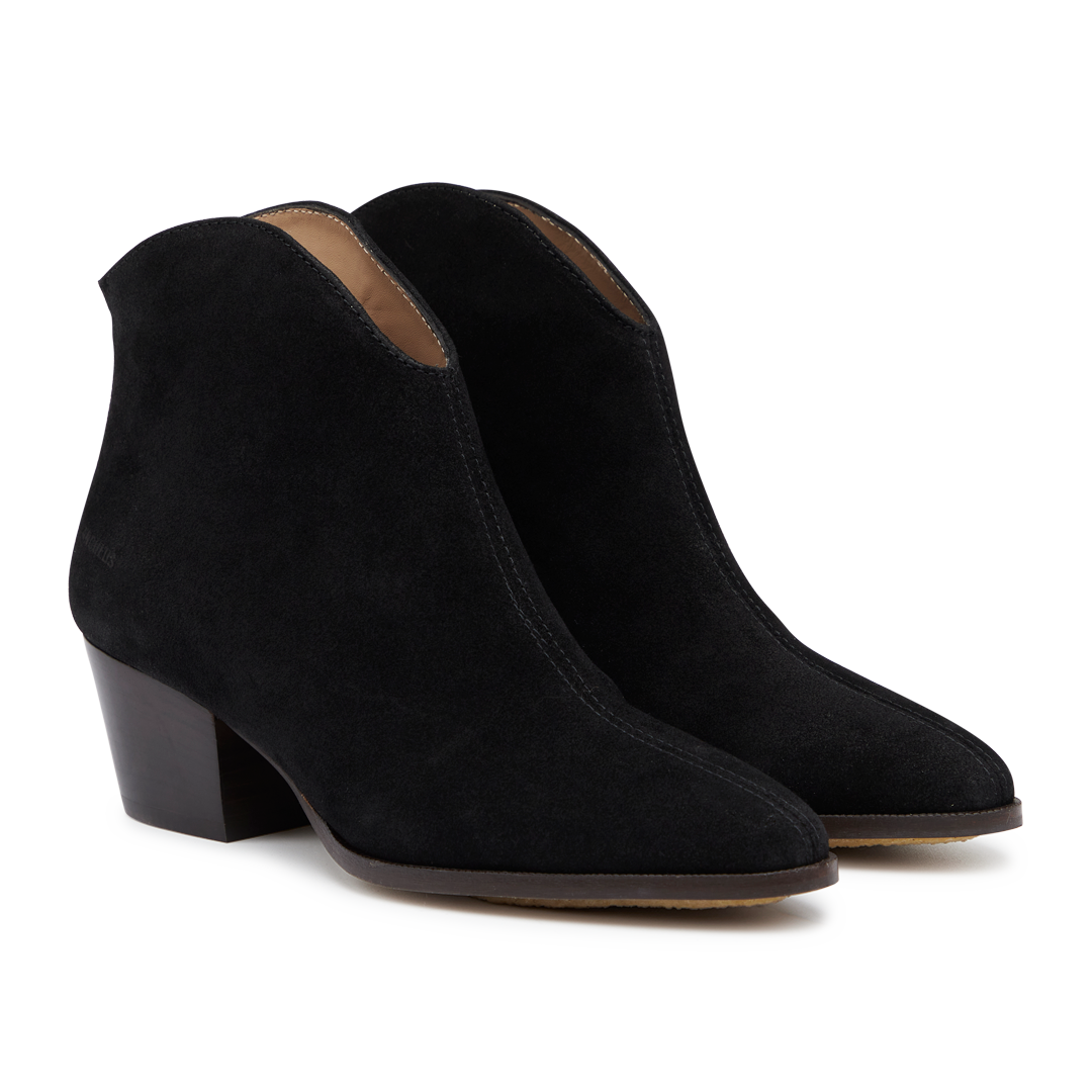 Stiefelette mit Absatz