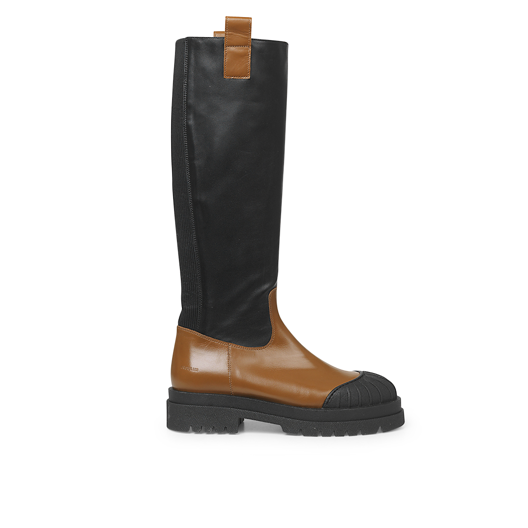 Langschaftstiefel mit Reißverschluss