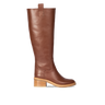 Angulus Hoher Stiefel mit blockabsatz und Reißverschluss