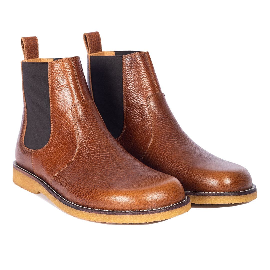 Chelsea-Stiefel mit Kontrastnähten