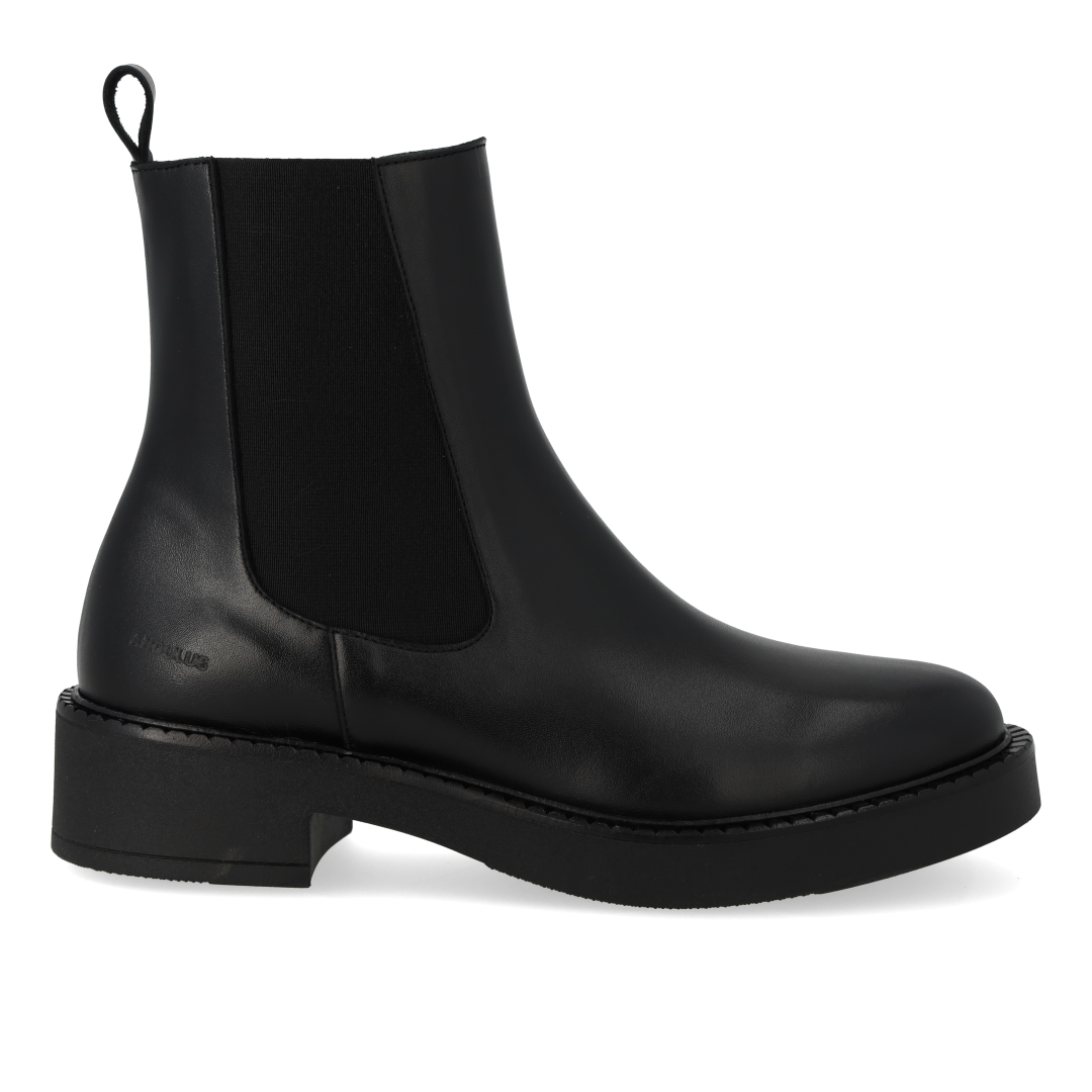 Minimalistische Chelsea-Stiefel mit klobiger Sohle