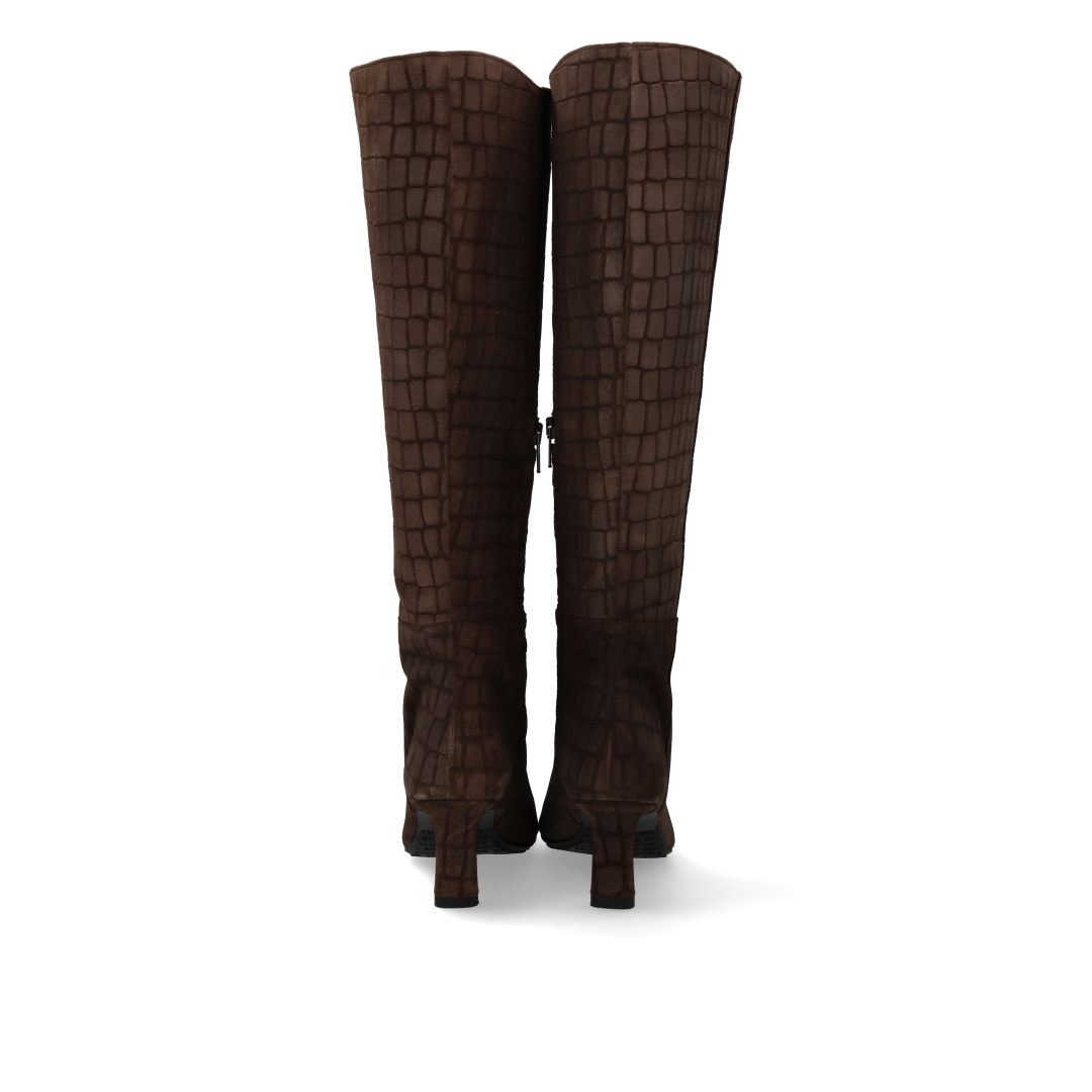 Langschaftstiefel mit Absatz