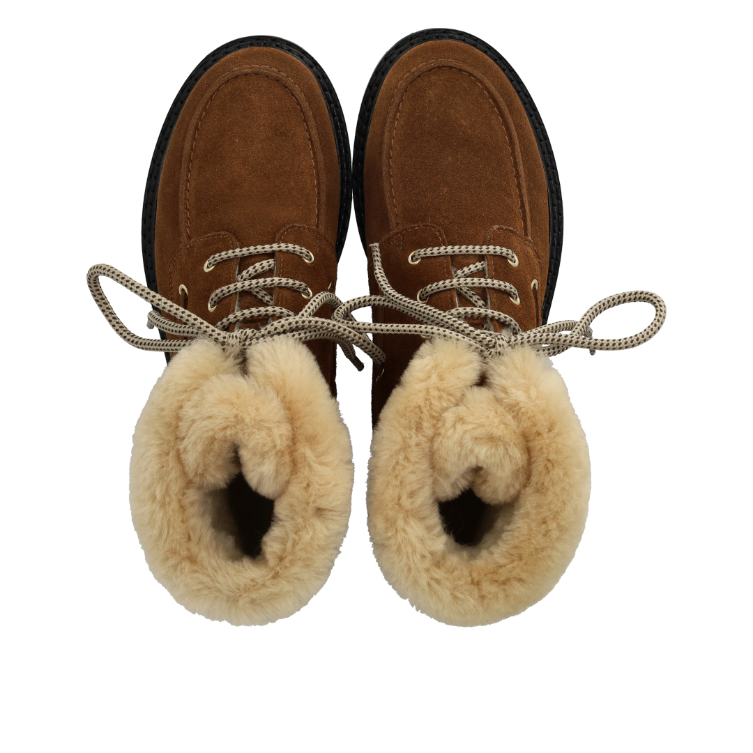 Winterstiefel mit Pelzbesatz