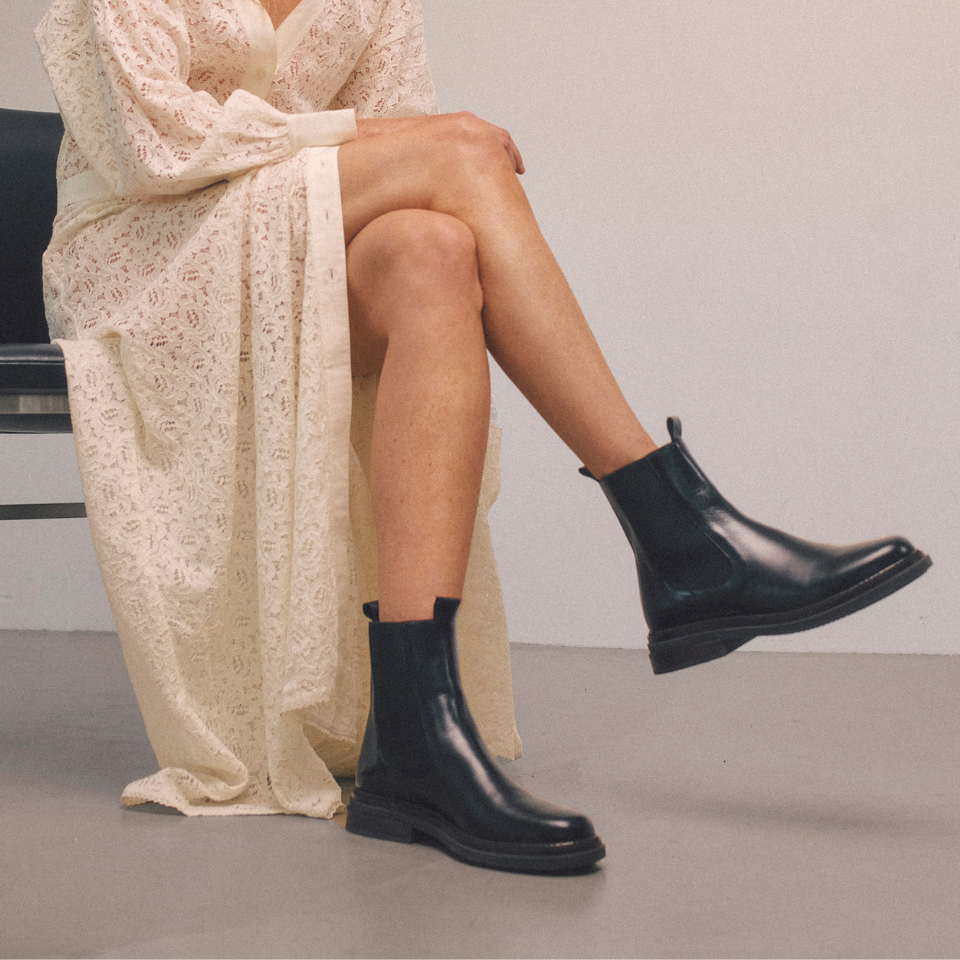 Stiefel mit Gummizug