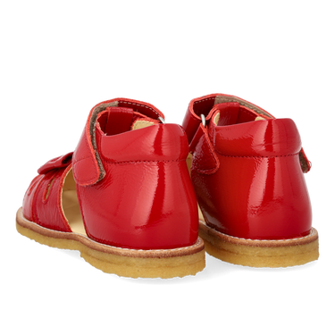 Lauflern-Sandale mit Schleife und Klettverschluss