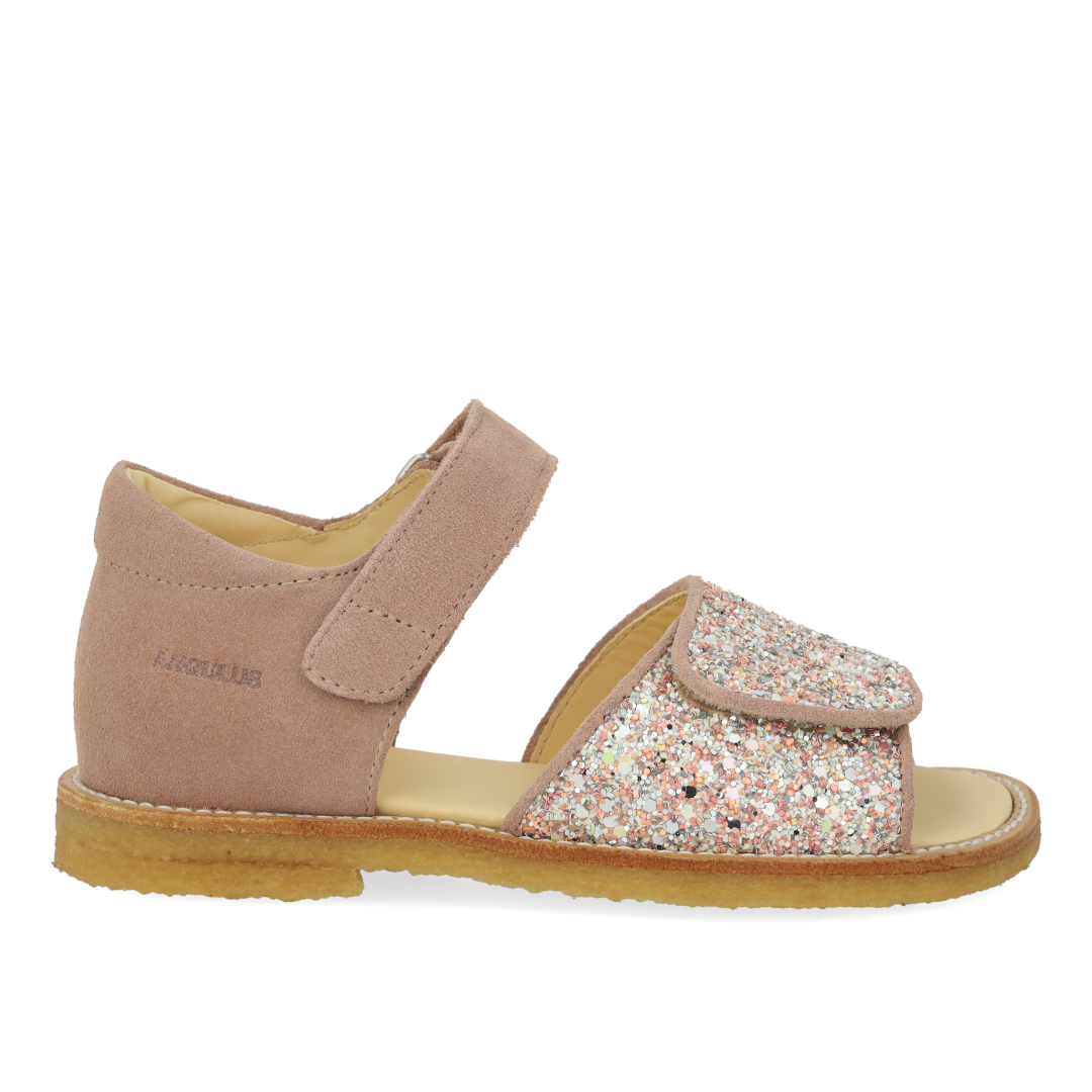 Sandale mit funkelndem Glitzerdetail