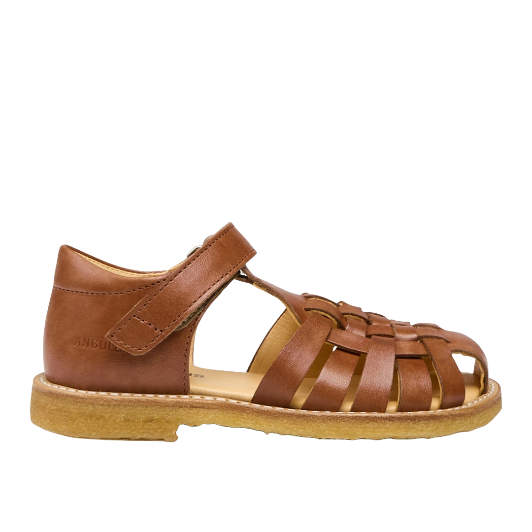Geflochtene Sandale mit verstellbarem Klettverschluss