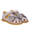 Sandalette mit Glitzerschleife und Klettverschluss
